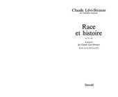 book Race et histore