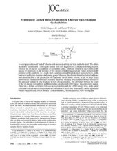 book Synthesis of Locked meso-β-Substituted Chlorins via 1, 3-Dipolar Cycloaddition