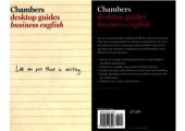 book Chambers Desktop Guides. Business English