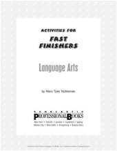 book Activities for Fast Finishers: Language Arts