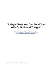 book 3 Magic Texts You Can Send Your Wife Or Girlfriend Tonight