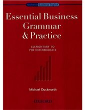 book Essential Business Grammar and Practice: Elementary to Pre-Intermediate