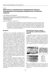 book Физическое и математическое моделирование процесса формирования мезоструктурно-упорядоченных плазменных покрытий