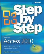 book Microsoft Access 2010 Step by Step (with Practice Files)