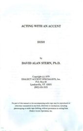 book Acting With An Accent: Irish