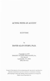 book Acting With An Accent: Scottish