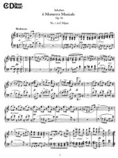 book Музыкальные моменты Op.94, D 780