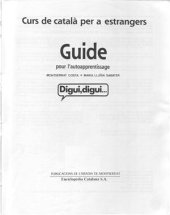 book Digui, digui... Curs de català per a estrangers. Guide pour l’autoapprentissage