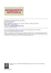 book The Hachiman Cult and the Dokyo Incident