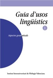 book Guia d’usos lingüístics. Aspectes gramaticals