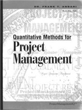 book Quantitative methods for project management