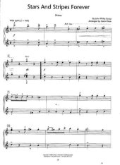 book Stars and stripes forever - piano duet