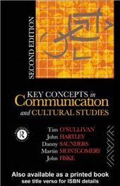 book Key concepts in communication and cultural studies