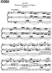 book Прелюдия и Фуга Фа Минор (BWV 534)