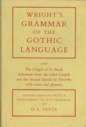 book Grammar of the Gothic Language