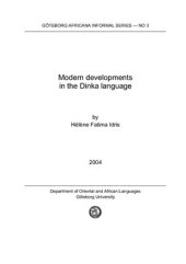 book Modern developments in Dinka language