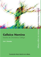 book Callaica Nomina. Estudios de Onomástica Gallega