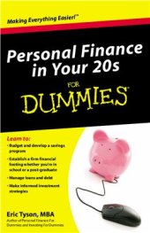 book Personal Finance in Your 20s for Dummies