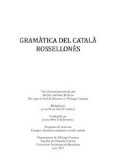 book Gramàtica del català rossellonès