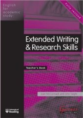 book EAP English for Academic Study: Extended Writing and Research Skills Teacher's Book