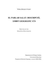 book El parlar salat: descripcio, ambit geografic i us