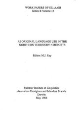 book Aboriginal Language Use in the Northern Territory - Report