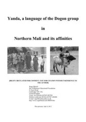 book Yanda, a language of the Dogon group