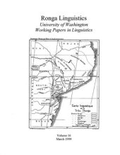 book Ronga Linguistics