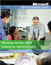 book Windows Server 2008 Enterprise Administrator (70-647)