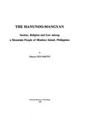 book The Hanunoo-Mangyan. Society, Religion and Law among a Mountain Peopte of Mindoro Island, Philippines