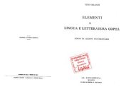 book Elementi di Lingua e Letteratura Copta