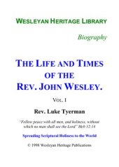 book The Life and Times of The Rev. John Wesley. Vol. I