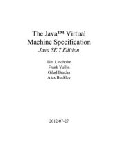 book The Java Virtual Machine Specification. Java SE 7 Edition