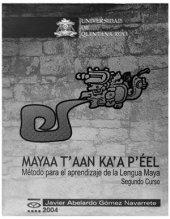 book Método para el aprendizaje de la Lengua Maya (1-4 Curso)