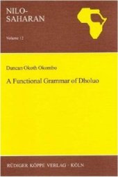 book A Functional Grammar of Dholuo