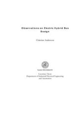 book Observations on Electric Hybrid Bus Design