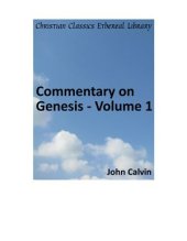 book Commentary on Genesis. Volume 1