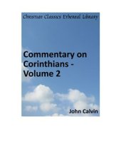 book Commentary on Corinthians. Volume 2
