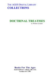 book Doctrinal Treatises