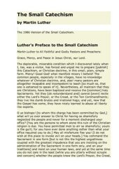 book The Small Catechism