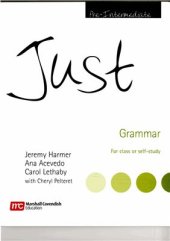 book Just Grammar. Pre-Intermediate Level