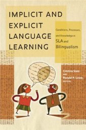 book Implicit and Explicit Language Learning