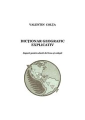 book Dicţionar geografic explicativ