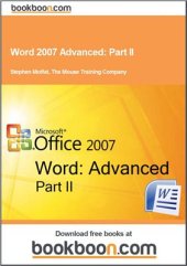 book Word 2007 Advanced. Part II