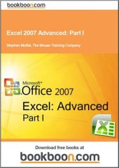 book Excel 2007 Advanced. Part I