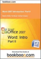 book Word 2007 Introduction. Part II