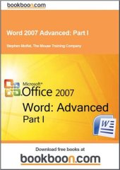 book Word 2007 Advanced. Part I