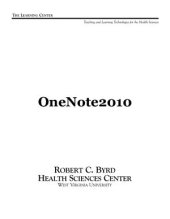 book OneNote 2010