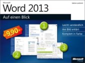 book Microsoft Word 2013 auf einen Blick