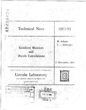 book Gradient Matrices and Matrix Calculations